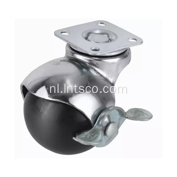 Meubels Rubberen Caster Wheels Ball Type Brake